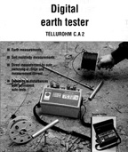 Digital earth tester